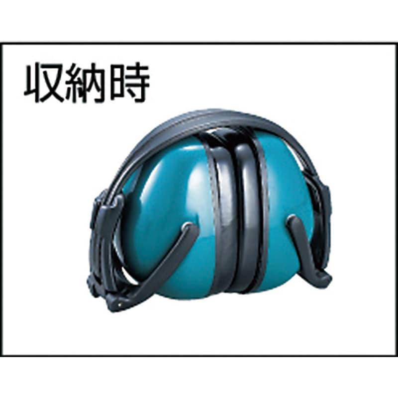 TEM-80 イヤーマフ折りたたみ式 TRUSCO NRR値23dB TEM-80