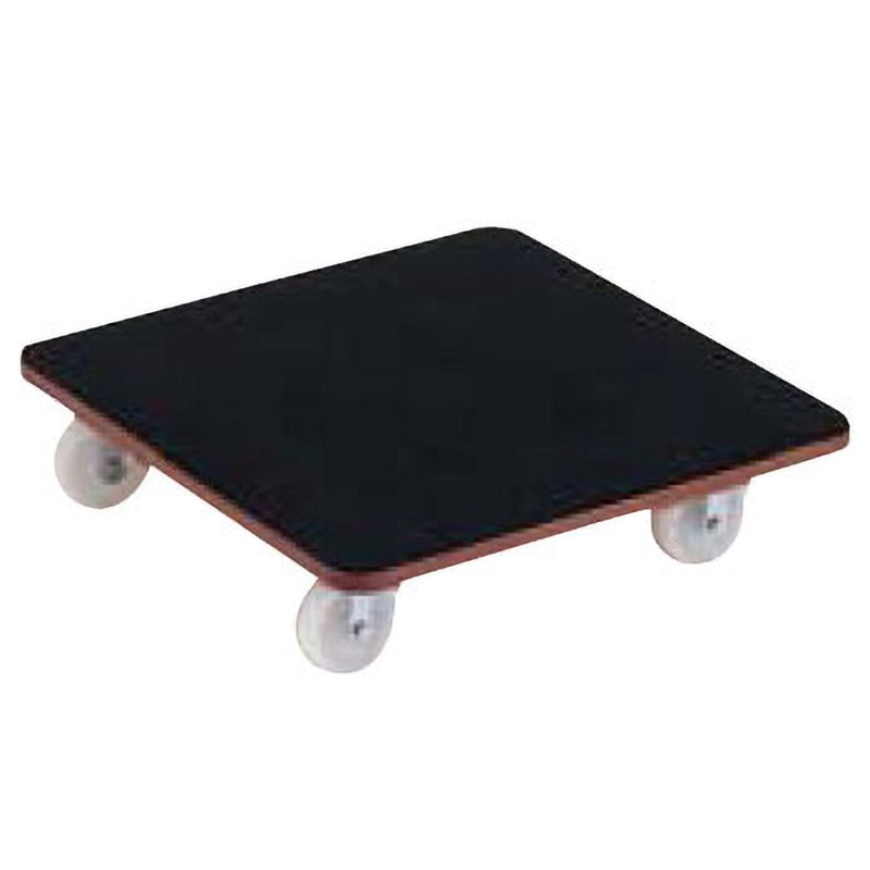 PCG-4545 平台車プティカルゴ ゴム板張り・ナイロンキャスター仕様 TRUSCO 自在 木製合板 荷台寸法450×450mm 1台 PCG-4545 8,745円