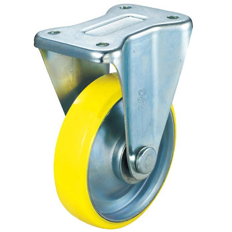 TYUEK-150 帯電防止性ウレタン車150mm TRUSCO 単輪 許容荷重300daN ストッパーなし 取付高198mm