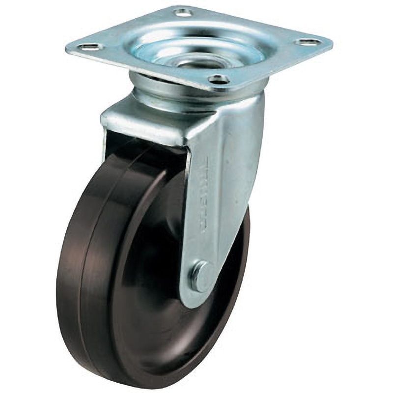 TYPBJ-150 耐熱性フェノール車(自在車) TRUSCO 許容荷重160daN 車輪径150mm取付高198mm