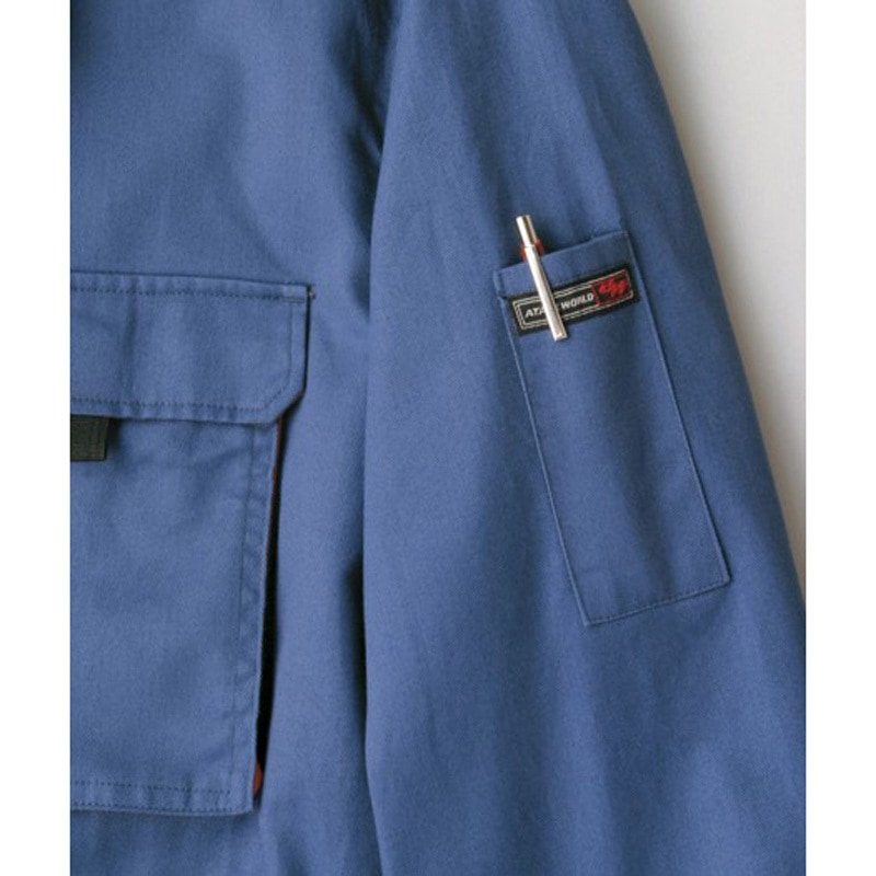 151530 1515-30 綿100% ツナギ服 アタックベース 長袖つなぎ オレンジ