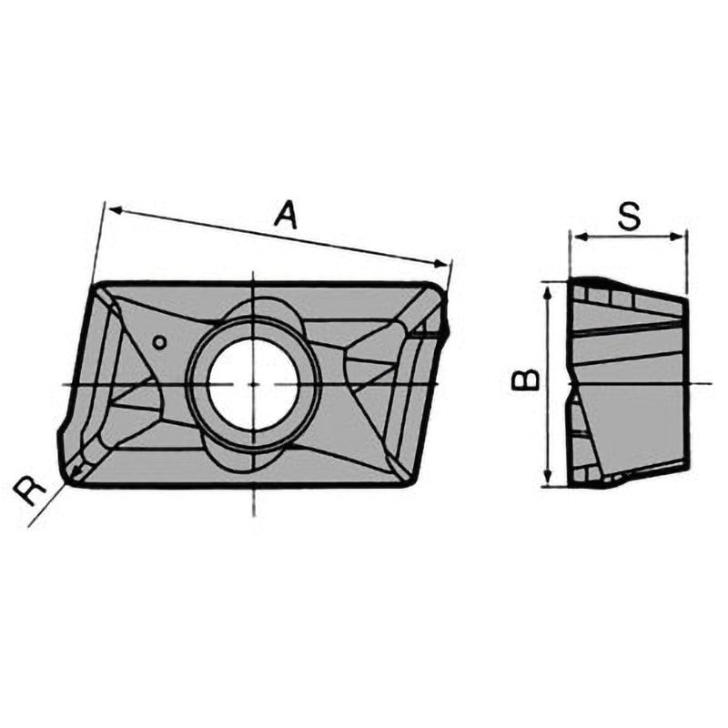 タンガロイ　ASMT11T304PDPR-MJ　AH120 （10個入り） タンガロイ タング・レック 高精度壁面加工用インサート ASMTーMJ