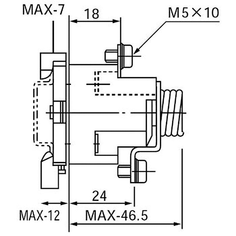 AFa30X 栓形ヒューズ ヒューズベース 富士電機 30A AC/DC600V レール取付形 1個 AFa30X - 【通販モノタロウ】