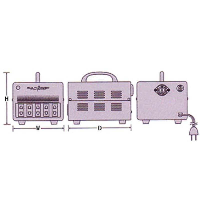 SU-1500 海外・国内兼用型 変圧器 SUシリーズ スワロー電機 AC100/AC120/AC200/AC220/AC240V -  【通販モノタロウ】