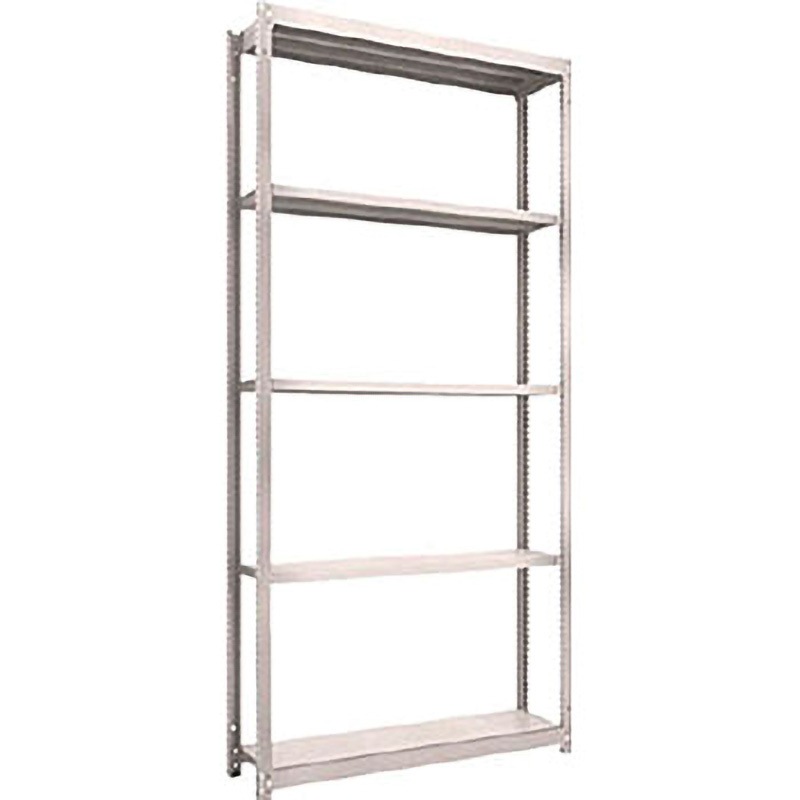 M1.5-8435  NG M1．5型軽中量棚 単体 TRUSCO グレー色 スチール 荷重1000kg 間口1203mm奥行304mm高さ2406mm