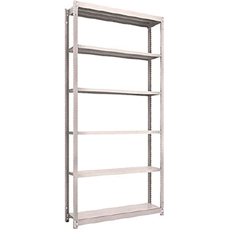 M1.5-8436  NG M1．5型軽中量棚 単体 TRUSCO グレー色 スチール 荷重1000kg 間口1203mm奥行304mm高さ2406mm