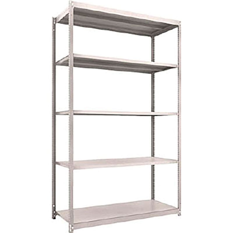 M1.5-8565  NG M1．5型軽中量棚 単体 TRUSCO グレー色 スチール 荷重1000kg 間口1503mm奥行604mm高さ2406mm