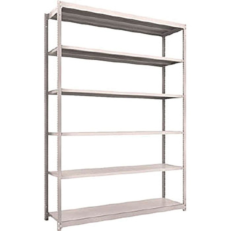 M1.5-8646  NG M1．5型軽中量棚 単体 TRUSCO グレー色 スチール 荷重1000kg 間口1803mm奥行454mm高さ2406mm