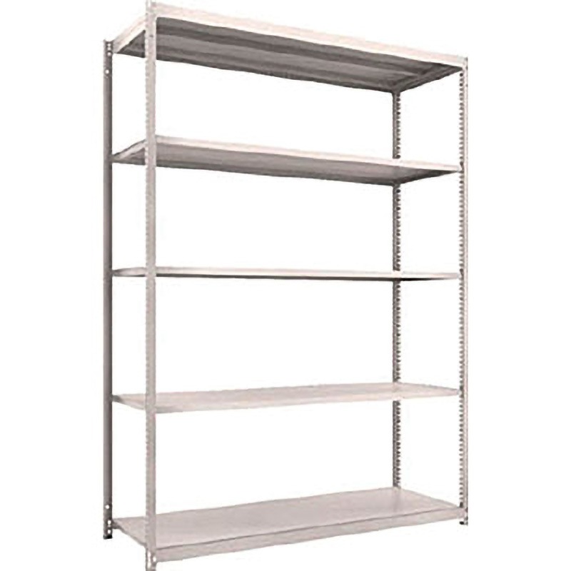 M1.5-8665  NG M1．5型軽中量棚 単体 TRUSCO グレー色 スチール 荷重1000kg 間口1803mm奥行604mm高さ2406mm