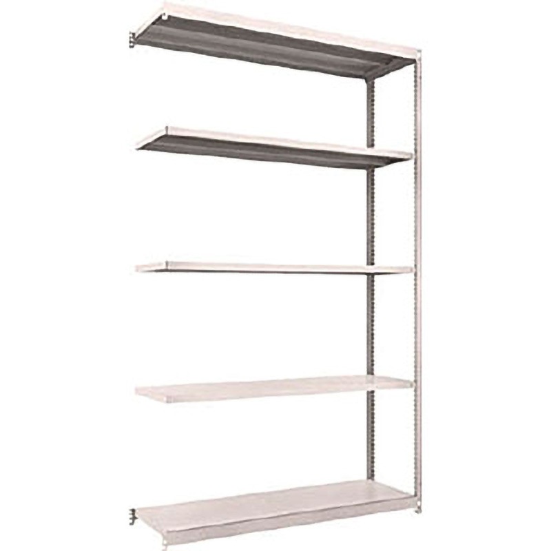 M1.5-8545B  NG M1．5型軽中量棚 連結 TRUSCO スチール グレー色 荷重150kg/段 間口1460mm奥行454mm高さ2406mm