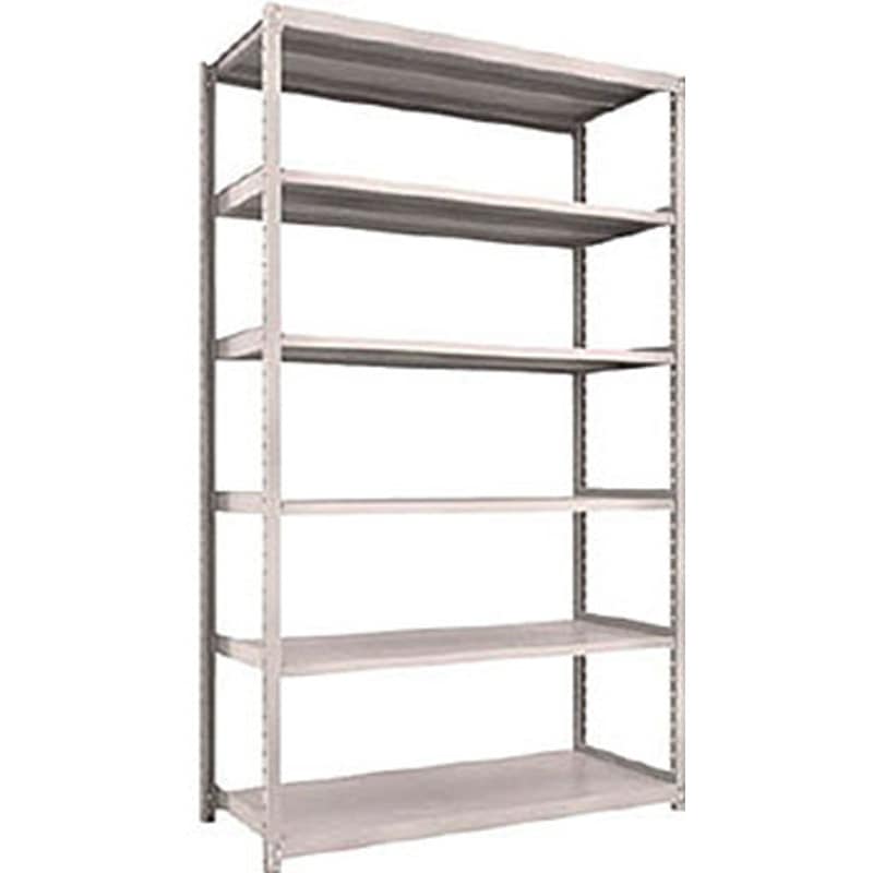 M2-8566  NG M2型軽中量棚 単体 TRUSCO グレー色 スチール 荷重1500kg 6段 間口1502mm奥行609mm高さ2407mm  M2-8566  NG