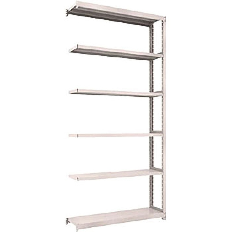 M2-8436B  NG M2型軽中量棚 連結 TRUSCO スチール グレー色 荷重200kg/段 6段 間口1160mm奥行309mm高さ2407mm  M2-8436B  NG