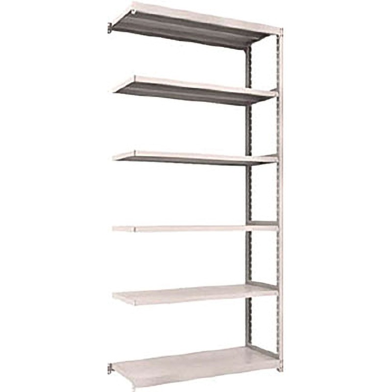 M2-8446B  NG M2型軽中量棚 連結 TRUSCO スチール グレー色 荷重200kg/段 6段 間口1160mm奥行459mm高さ2407mm  M2-8446B  NG