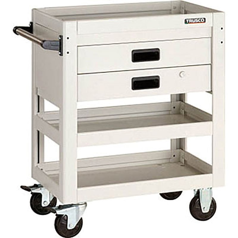 DLWS-763X-W ツールワゴン ドルフィン TRUSCO 自在×4キャスター 双輪