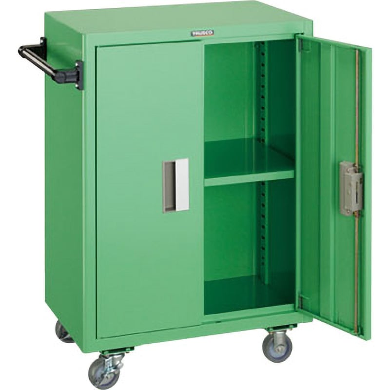 NTS-501N-YG ツールワゴン 扉付 TRUSCO 奥行400mm高さ880mm  NTS-501N-YG