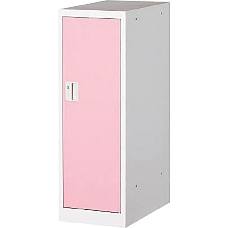 (送料別途)(直送品)TRUSCO ミニロッカー 1人用 ピンク シリンダ錠式 SHW1A-P