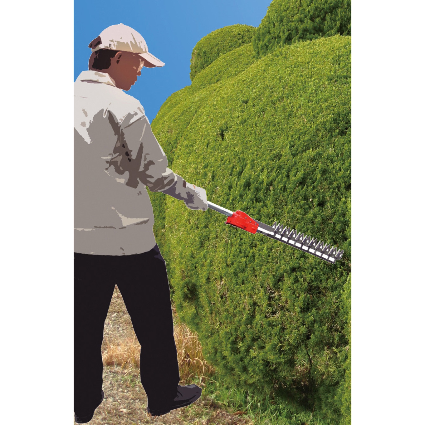 ニシガキ　高速バリカン　１．０Ｍ（長尺電動植木バリカン） N-806≪お取寄商品≫