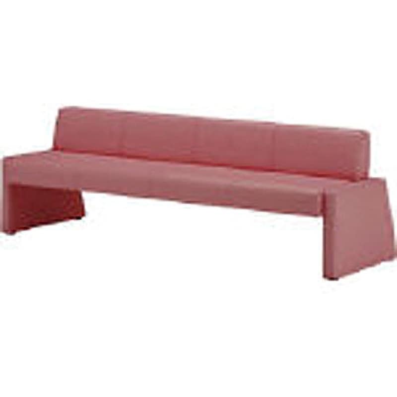 MBC-91SB-RO コンパクトベンチベット ミズノ 背付 ローズ色 幅1800mm  MBC-91SB-RO