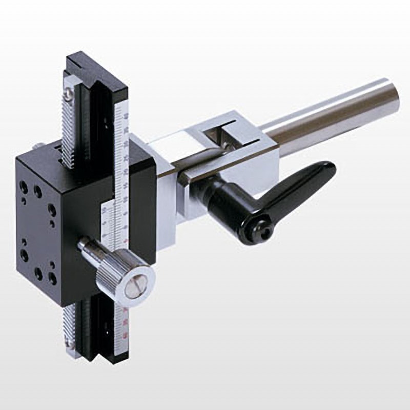 XLSR-100AR ロングステージ支柱屈折機構式(180℃屈折・ラック&ピニオン式) ミラック光学 テーブル長さ25mmテーブル幅42mm  XLSR-100AR