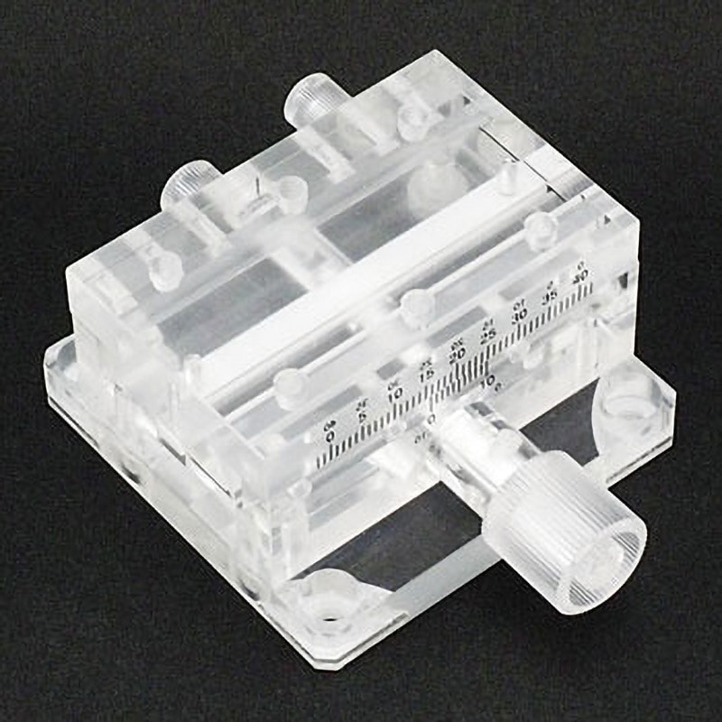 SK-60C スケルトンステージ(ラック&ピニオン式) ミラック光学 テーブル長さ40mmテーブル幅60mm 16,546円