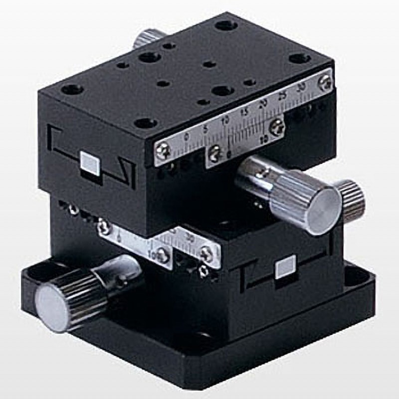 SO-21 ベース付タイプXY軸(ラック&ピニオン式) ミラック光学 xyステージ テーブル長さ30mmテーブル幅50mm  SO-21