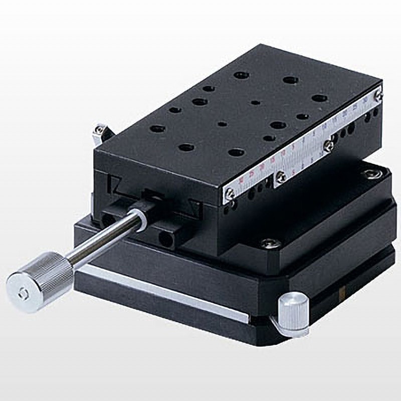 SO-28 マグネットベース付タイプX軸(送りねじ式) ミラック光学 Xステージ テーブル長さ40mmテーブル幅80mm  SO-28