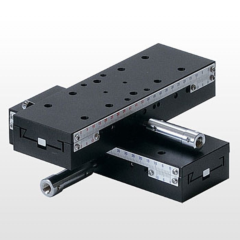 SO-69 ハンドル延長タイプXY軸(ラック&ピニオン式) ミラック光学 xyステージ テーブル長さ40mmテーブル幅120mm  SO-69