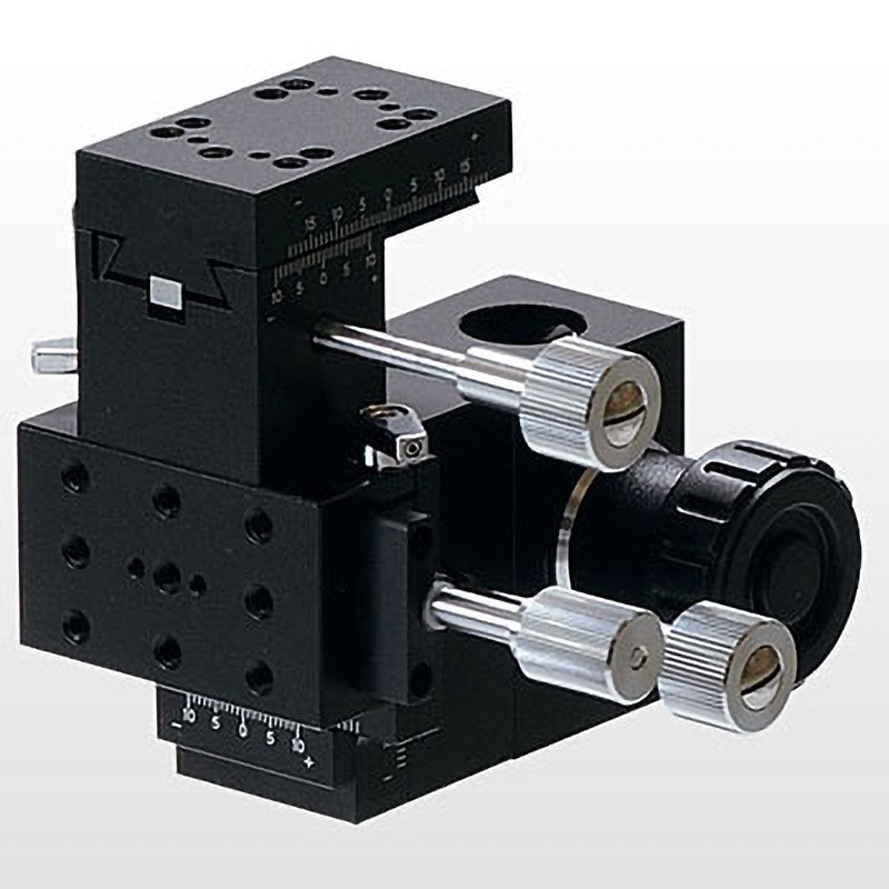 PS-3BC 支柱取付式ステージ(三軸) ミラック光学 送りねじ テーブル長さ30mmテーブル幅50mm  PS-3BC