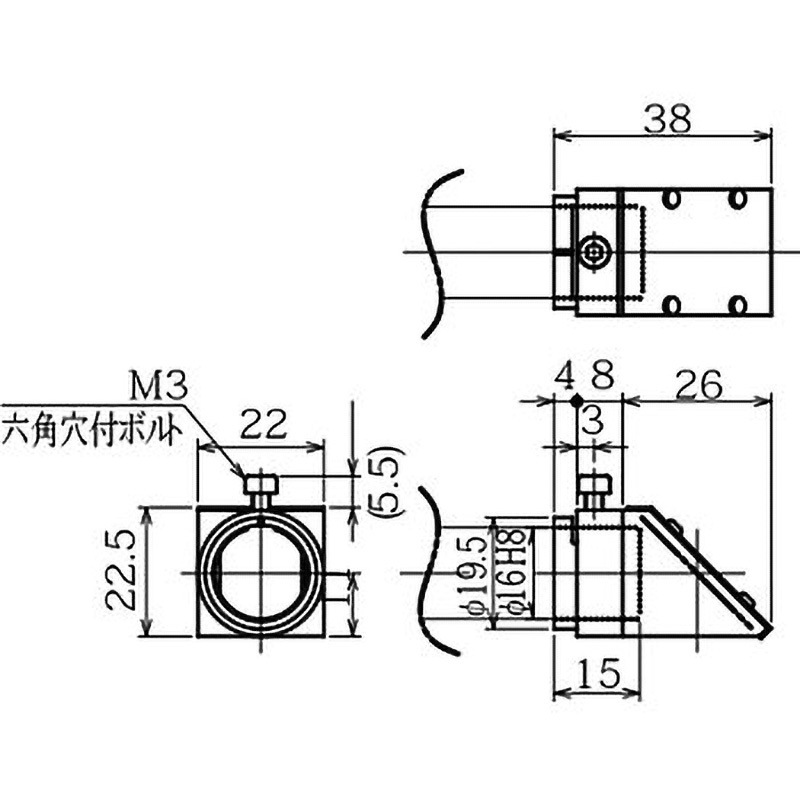 PAL-1(Φ16用) PALシリーズ ミラック光学 ミラー像