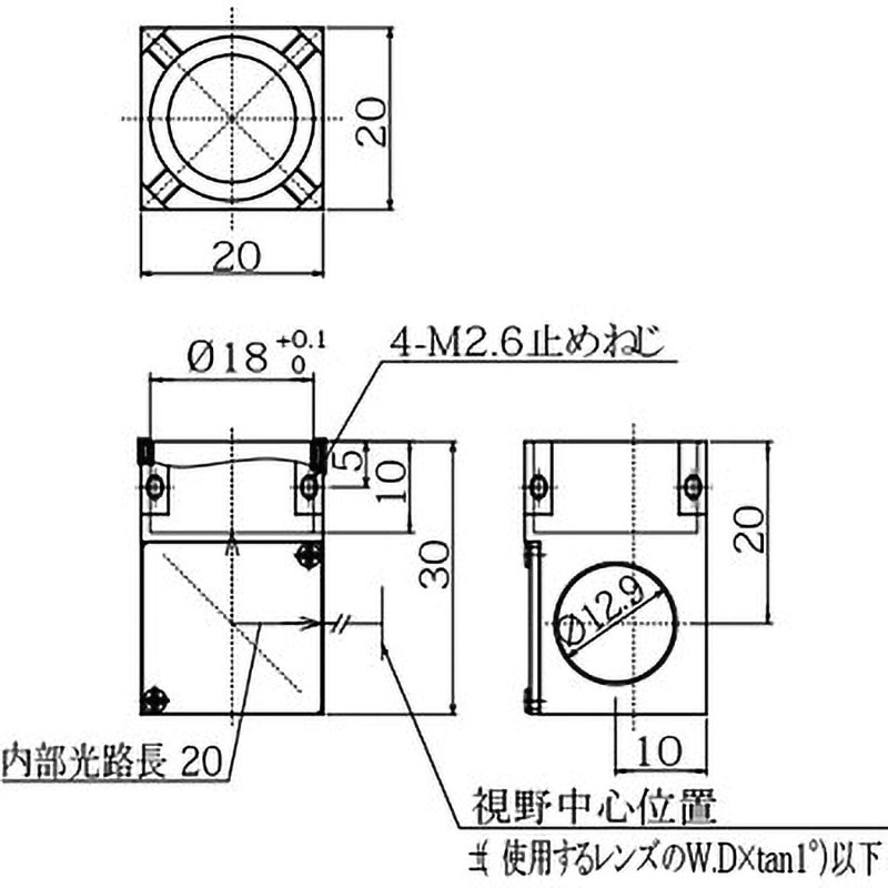 PAL-5(Φ18用) PALシリーズ ミラック光学 ミラー像