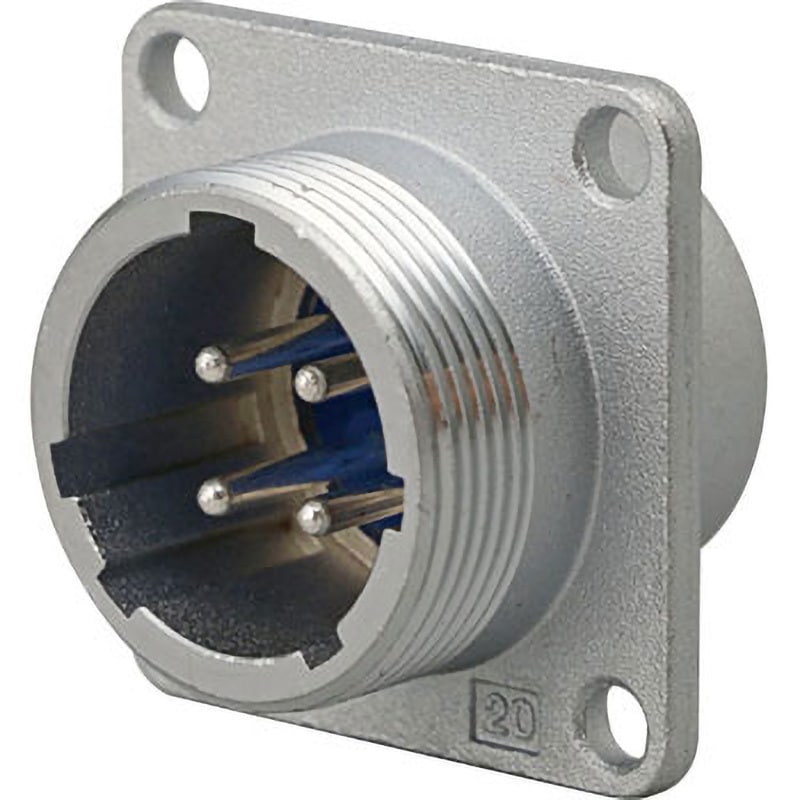 NJC-204-RM NJCシリーズJIS規格中型メタルコネクタ パネル取付