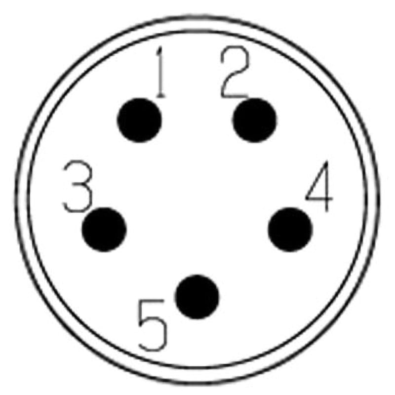 NJC-205-PM NJCシリーズJIS規格中型メタルコネクタ ストレートプラグ