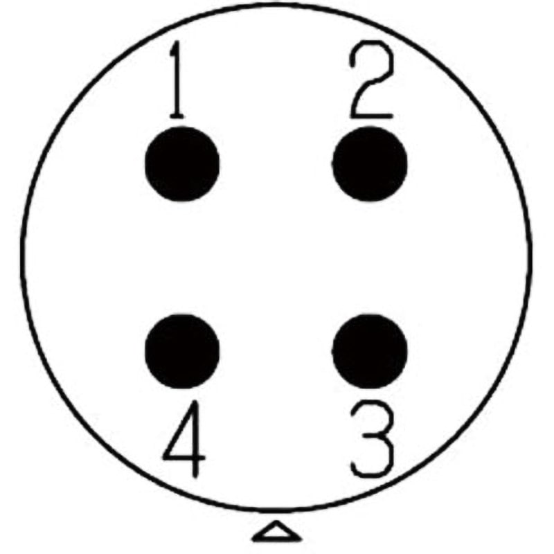 NCS-304-P NCSシリーズ汎用大型メタルコネクタ ストレートプラグ 七星