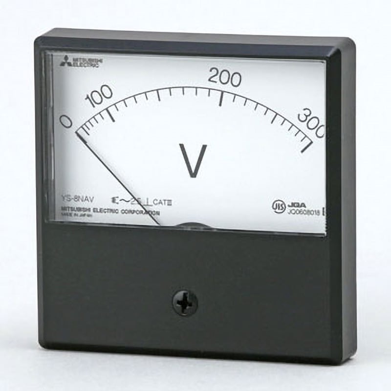 YS-8NAV B 0-300V DRCT 交流電圧計 角形計器 YS-NAVシリーズ 1個 YS-8NAV B 0-300V DRCT 交流電圧計 角形計器 YS-NAVシリーズ 1個