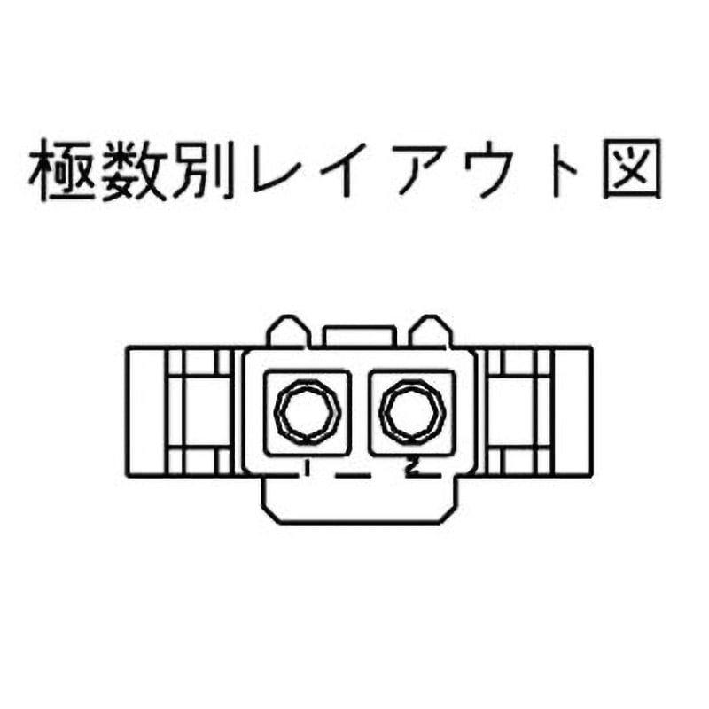 3191-02P1 中継用コネクタ 6.7mmピッチ 3191シリーズ プラグハウジング