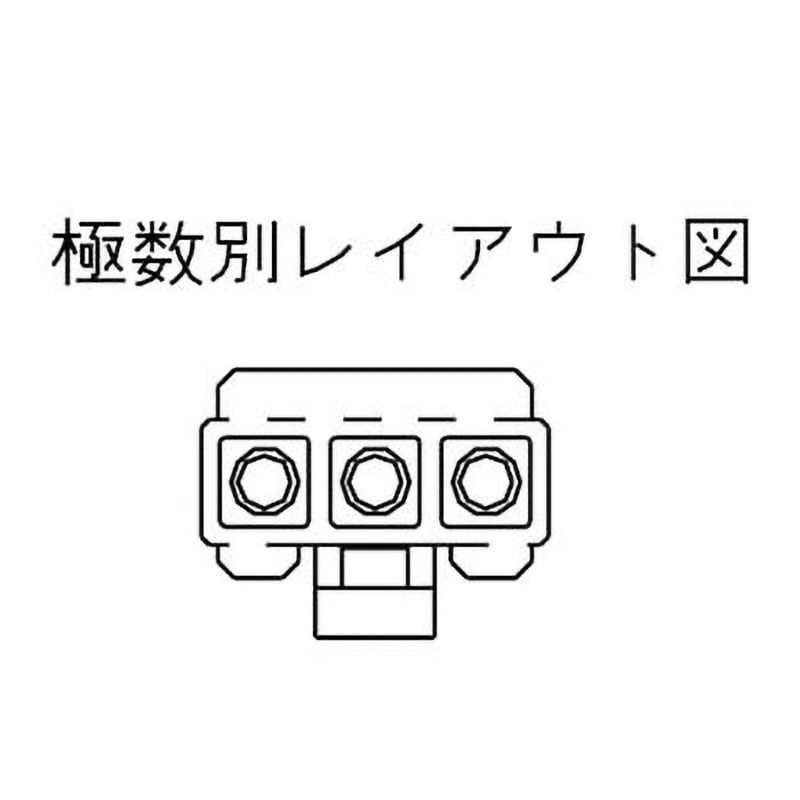 3191-03R1 中継用コネクタ 6.7mmピッチ 3191シリーズ リセプタクル