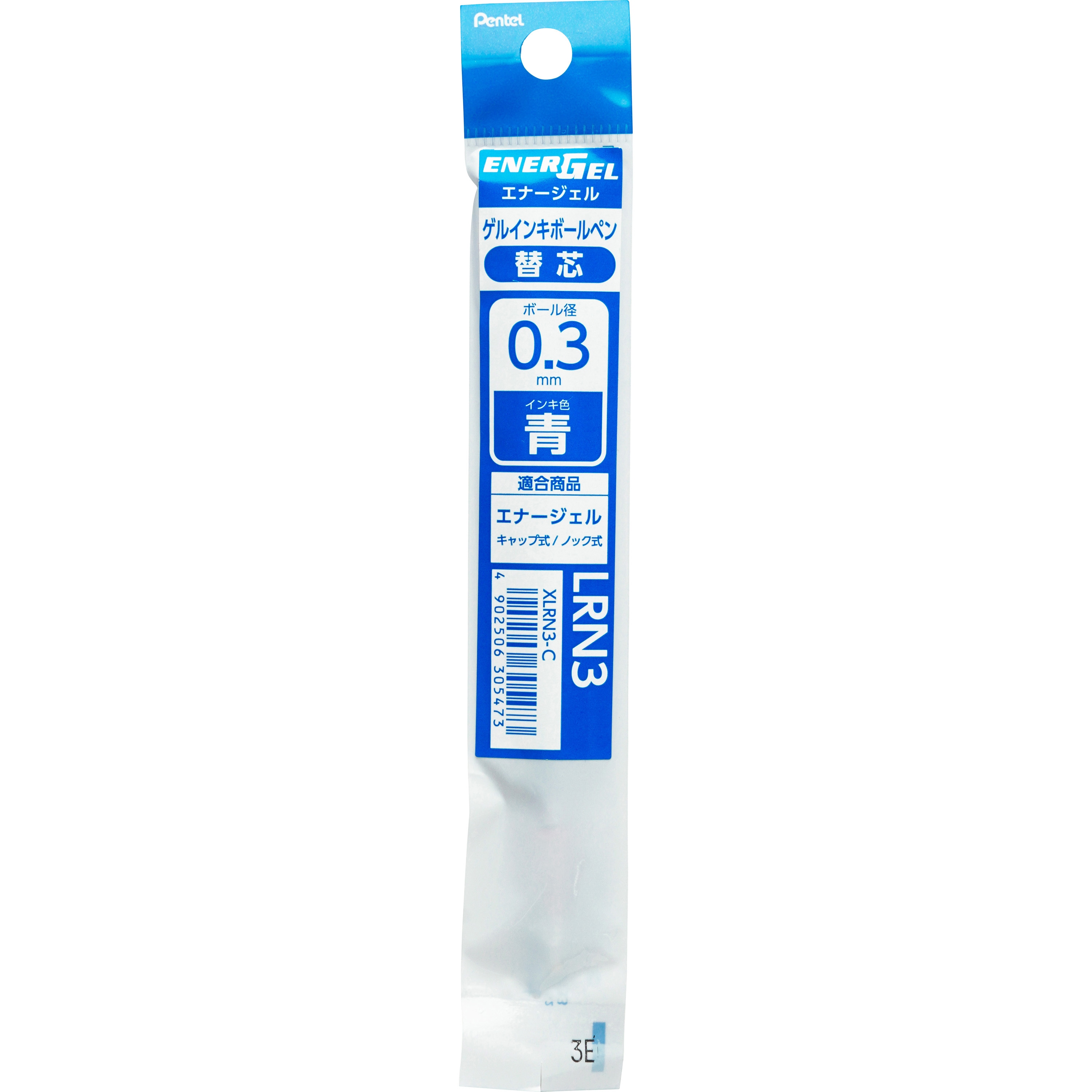 まとめ) エナージェル専用リフィル 0.3mm 青×10本 【×10セット】 XLRN3
