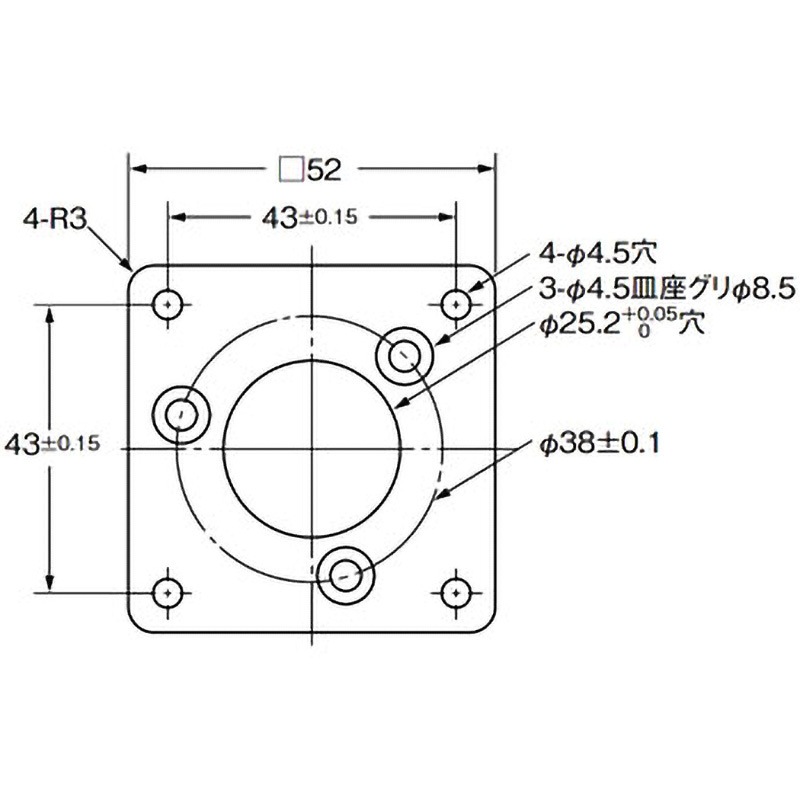 E69-FCA フランジ E69-□ 1個 omron(オムロン) 【通販モノタロウ】 E69-FCA フランジ E69-□ 1個 omron(オムロン) 【通販モノタロウ】
