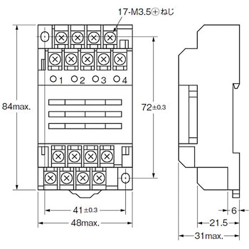 G6B-4CB DC24V ターミナルリレー G6B-4CB オムロン(omron) DC24V - 【通販モノタロウ】