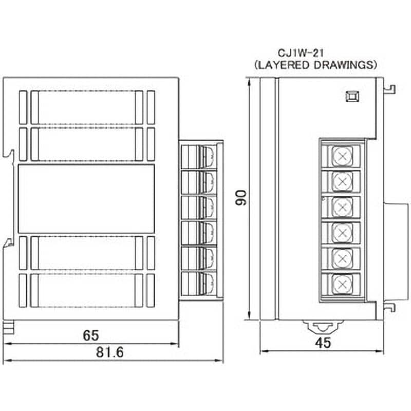 CJ1W-PA202 プログラマブルコントローラ CJ1/CJ1M 電源ユニット オムロン(omron) AC電源入力タイプ 幅45mm CJ1W- PA202 - 【通販モノタロウ】