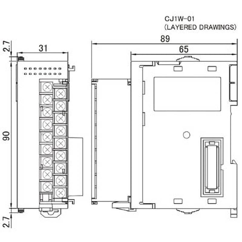 プログラマブルコントローラ CJ1/CJ1M リレー接点出力ユニット