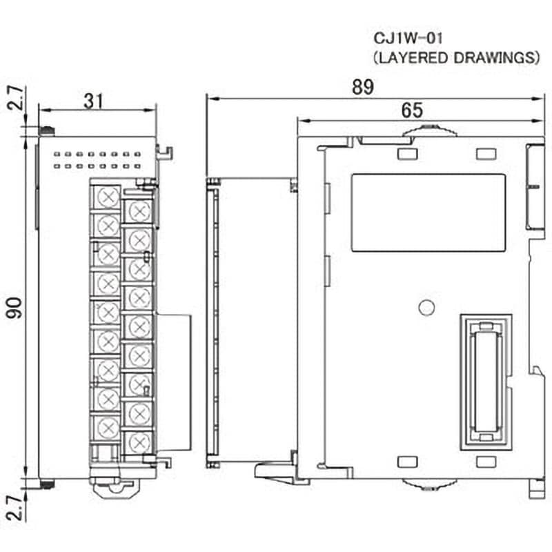 CJ1W-OC211 プログラマブルコントローラ CJ1/CJ1M リレー接点出力ユニット 1個 オムロン(omron) 【通販モノタロウ】