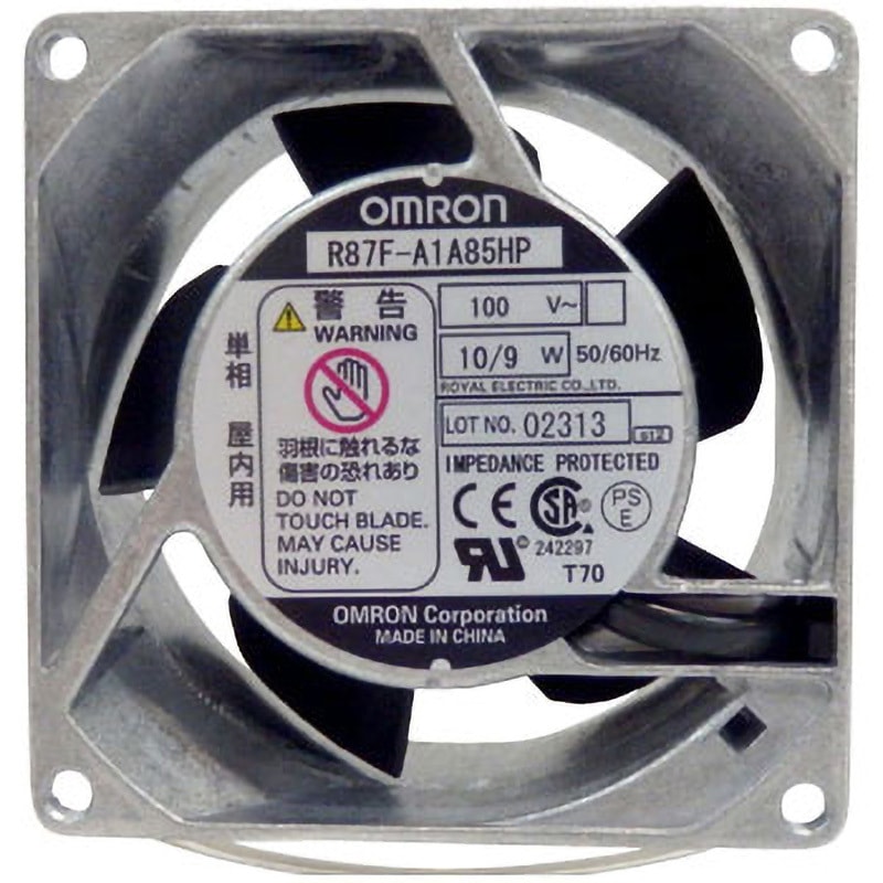 R87F-A1A85HP AC軸流ファン R87F omron(オムロン) 標準 AC100V サイズ