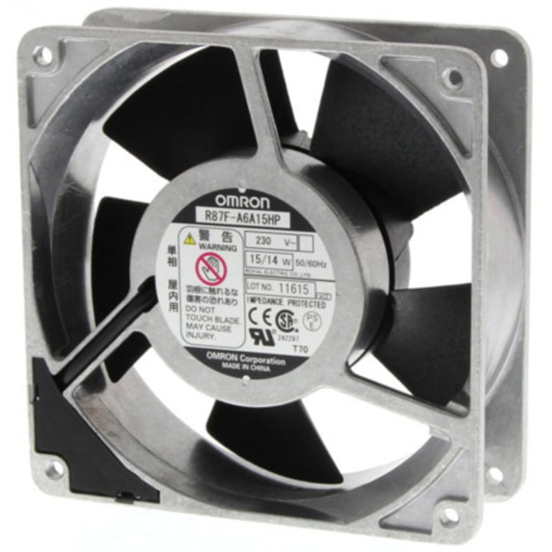 高級ブランド R87F-A4A15HP AC軸流ファン AC200V 標準 omron(オムロン) R87F 冷却パーツ・ファン