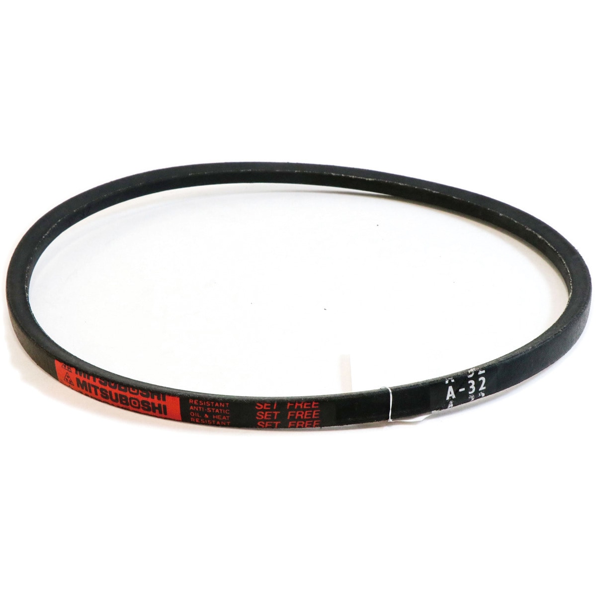 RA32 VベルトA形(レッド) 三ツ星ベルト ベルト上幅12.5mm有効ピッチ周