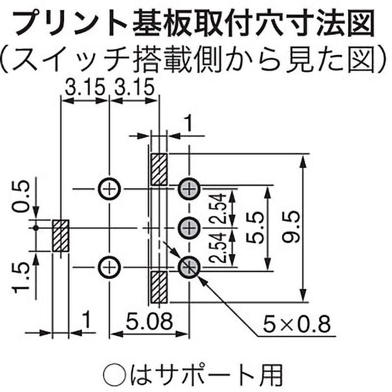 AB-15AH 押ボタンスイッチ Aシリーズ NKKスイッチズ(旧:日本開閉器) 丸