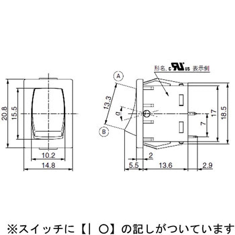 CW-SA11KKNGS ロッカスイッチCWシリーズ CW-SA NKKスイッチズ(旧:日本