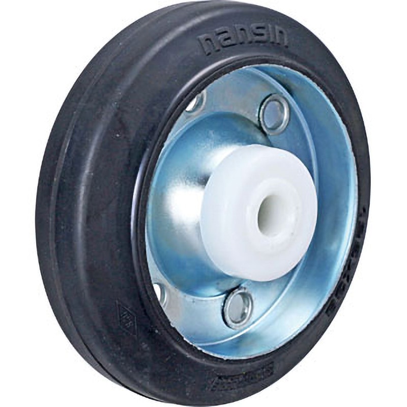 CNC-125 CNC 車輪のみ(ゴム車輪) ナンシン 耐寒グリス入 車輪径125mm