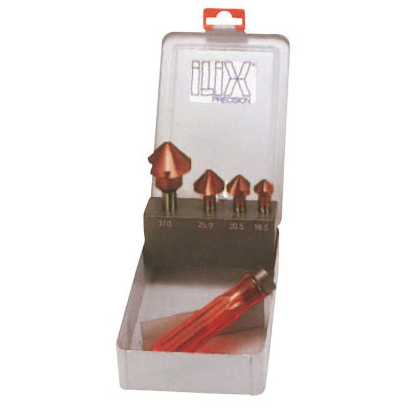 No.6277AL カウンターシンクセット(TiAlNコーティング) イリックス 先端角90° 3枚刃