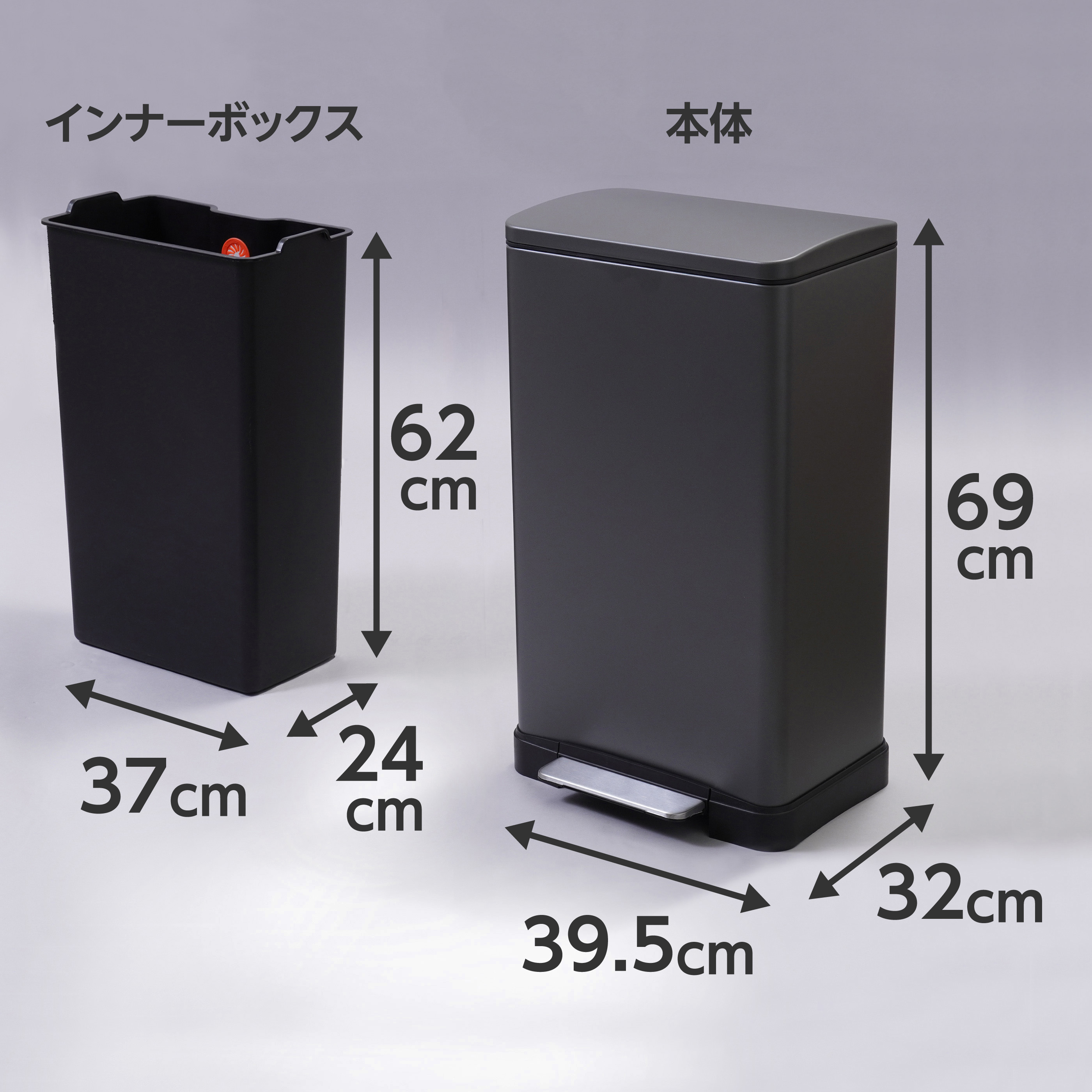 日本産柘植　ボックス　クローソン　セミヒル ギフト箱（精肉鮮魚用）黒杉の精肉箱 500g~1.5kg 195×165×32mm
